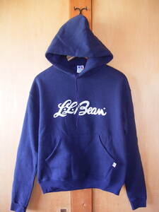 ☆L.L.Bean × RUSSELL 90s ラッセル スウェット 上下セット YOUTH XL ネイビー Made in USA USED