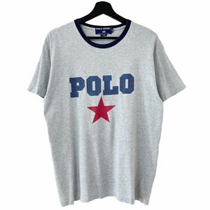 ■激レア■90s カナダ製 POLO SPORT STAR リンガー Tシャツ S L ポロスポーツ RALPH LAUREN ラルフローレン USA製 ビンテージ