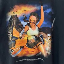 ■激レア■00s TOMB RAIDER ゲーム 映画 Tシャツ L XL トゥーム レイダー ムービー 90s USA製 ビンテージ_画像2