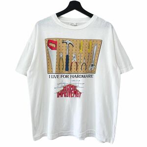 ■激レア■90s HOME IMPROVEMENT TV番組 Tシャツ XL 工具 コメディ アート USA製 00s ビンテージ