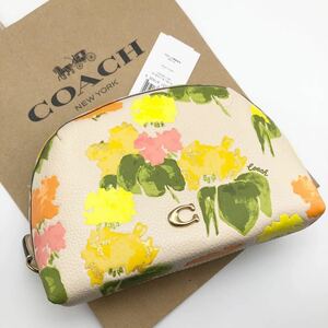 [COACH* new goods ] Jeury enn cosme tik case 17* floral! new work!