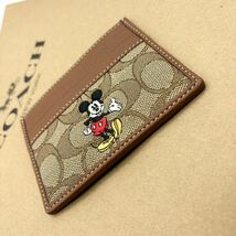 【DISNEY X COACH】スリム ID カード ケース シグネチャー_画像2