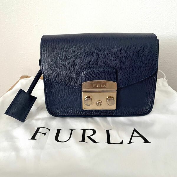 【即日発送！】 FURLA フルラ フルラメトロポリス チェーンショルダーバッグ レザーショルダーバッグ メトロポリス