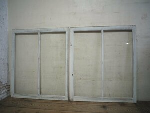 taN0705*(5)[H101,5cm×W87,5cm]×2 sheets * paint. peel off . car Be . old tree frame glass door * old fittings sliding door sash retro Vintage L under 