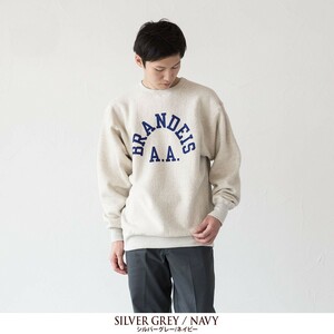 美品 50年代 復刻 タタキタグ☆Champion チャンピオン☆TRUE TO ARCHIVES 日本製 リバースウィーブ スウェット M シルバーグレー