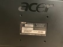 19インチACERパソコンモニターWindowsVISTA 2007 ACER 1918W A_画像6