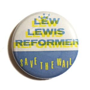  жестяная банка значок 25mm Lew Lewis Reformer Save The Wail правило стул Pub Rock Eddie &the Hotrodspa блок 