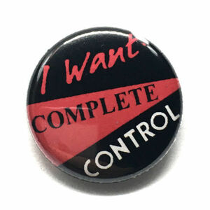 25mm CLASH I Want Complete Control クラッシュ Punk Joe Strummer ジョーストラマー