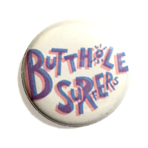 25mm 缶バッジ Butthole Surfers 3D Logo バットホールサーファーズ Punk Acid Junk Noise Sucm Nirvana _画像1