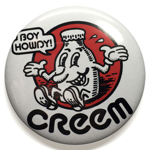 デカ缶バッジ 58mm Creem Magazine Punk ROCK Hardrock folk 70's Robert Crumb ロバートクラム NME BOMP Teen Beat