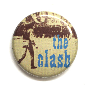 25mm 缶バッジ The Clash クラッシュBlack Market Joe Strummer ジョーストラマー Uk Punk