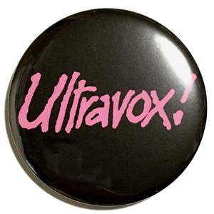 デカ缶バッジ 58mm ULTRAVOX ウルトラヴォックス John Foxx ジョンフォックス Post Punk ポストパンク