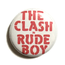 25mm 缶バッジ The Clash In Rude Boy クラッシュ ルードボーイ Punk Joe Strummer Sham69_画像1