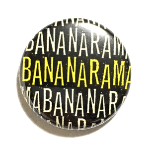 25mm 缶バッジ BANANARAMA LOGO バナナラマ New wave Post Punk Fun Boy Three