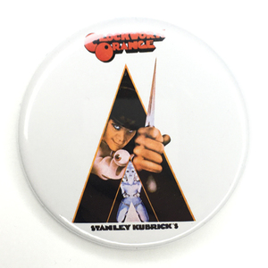 デカ缶バッジ 58mm 時計仕掛けのオレンジ ② Clockwork Orange スタンリーキューブリック