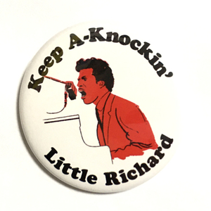 デカ缶バッジ 5.8cm little Richard リトルリチャード R&R オリジネイター Punk パンク Power Pop パワーポップ Neo Mods ネオモッズ