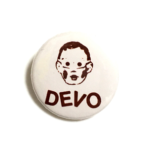 缶バッジ 25mm DEVO ディーヴォ テクノポップ techno Pop Garage Punk Power Pop パワーポップ