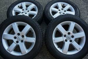 即決 ヨコハマ アイスガードG075 225/60R17 日産 エクストレイル純正 6.5J +40 PCD114.3 デュアリス 流用等 *502s