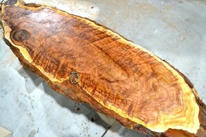 長150*幅-38*厚2.5　杉の木材木工材,一枚板自然木無垢材ＤＩＹ　テーブル天板　スギ　杢　銘木