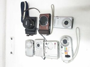 S2629S デジタルカメラ7台まとめ売り/Nikon 1 J5/EX-ZR700/FE-220/EX-Z370 /Optio V20 /DSC-P2/FinePix F401/ジャンク