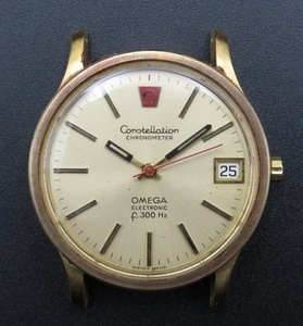 【動作品】OMEGA オメガ コンステレーション エレクトロニック クロノメーター 音叉 198.003 腕時計 付属品あり レトロ ビンテージ 当時物