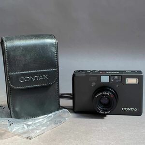 1円〜！MS338 一部動作確認 CONTAX コンタックス T3 Sonnar 2.8/35 T* Carl Zeiss 前期 コンパクトフィルムカメラ チタンブラック ケース付