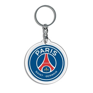 新品　キーリング　パリ・サンジェルマン　PSG　サッカー　フランス　キーチェーン　クラブロゴキーホルダー