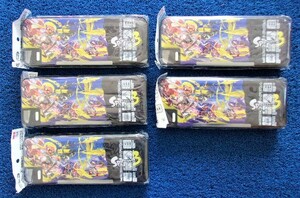 B-840 新品 日本製 三菱鉛筆 スプラトゥーン3/Splatoon3 筆箱 5個セット 両面開き/ペンケース/文具/雑貨/グッズ/入学祝/プレゼント/ギフト