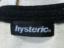 ★HYSTERIC GLAMOUR ヒステリックグラマー　ウールのオフホワイトにドット柄でファスナーの開閉による前開きの長袖カットソー ★_画像7