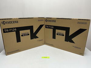 A-515【新品】京セラ　KYOCERA　トナーキット　TK-7126　K　ブラック　1色2箱セット　純正