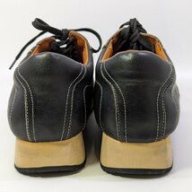 エルメス HERMES スニーカー クイック 約 25cm ～ 26cm 相当 サイズ41 レザー ブラック 黒 靴 メンズ レディース_画像9