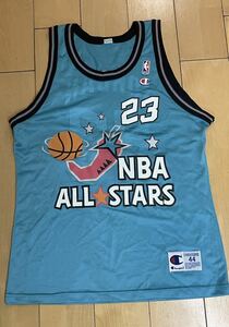 Champion チャンピオン 96年 NBA ALLSTAR マイケルジョーダン レプリカジャージ ユニフォーム 44 USED USA製