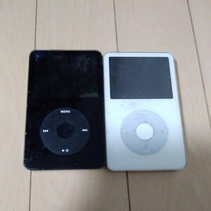 iPod classic A1136 30GB 未確認 ジャンク　二個まとめ　アップル Apple
