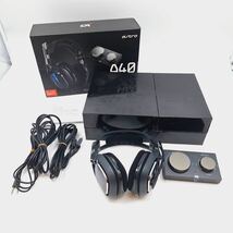 【売り切り】ASTRO アストロ A40+MIXAMP PRO HEADSET べワイヤレスヘッドホン A40TRO1 MIXAMP ミックスアンプ A00084 ゲーミング機器_画像1