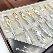 ☆【売り切り】★未使用品/新品★Martian マーシャン Mermaid マーメイド 18-8 STAINLESS STEEL スプーン フォーク カトラリーセット 食器_画像4