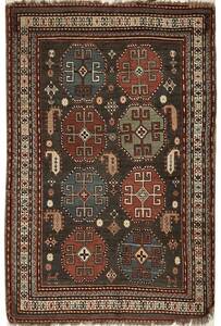 Spring Sale 開催!! 高級ラグ コレクターズラグ★状態良好★Karabagh Rug カラバフ（カラバ) コーカサス、1940年頃 187cm x 123cm