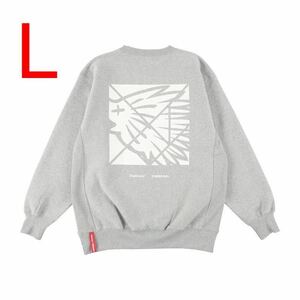 タングラム クラブハウス コラボ クルースウェット グレー CLUBHAUS × TANGRAM HEAVY WEIGHT CREW GRAY TGA-MT53 L