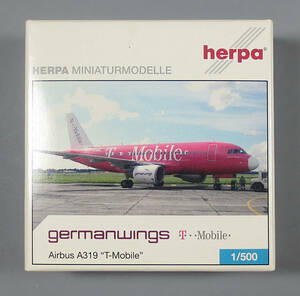 1/500 ヘルパ ジャーマンウイングス（germanwings） エアバス A319 T-Mobile 未展示・未使用