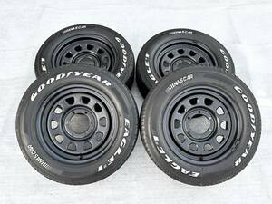 ★送料込★即決 デイトナ スチール タイヤ ホイール 16×7J +35？ 6穴 215/65R16 17年製 ハイエース 200系 5264