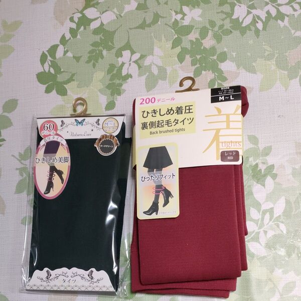 タイツ 新品2足セット MLサイズ