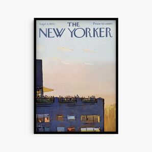 New Yorker ニューヨーカー 海外雑誌 モダンアートポスター ミッドセンチュリーモダン 現代アート ポップアート 海外ポスター 風景画 景色の画像1