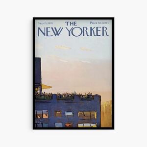 New Yorker ニューヨーカー 海外雑誌 モダンアートポスター ミッドセンチュリーモダン 現代アート ポップアート 海外ポスター 風景画 景色