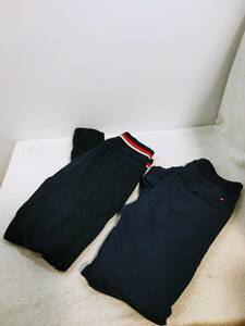 良品 TOMMY HILFIGER トミーヒルフィガー キッズ スエットパンツ 2本セット