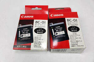 Canon BC-01 * キヤノン純正インクカートリッジ 2個 未使用 送料込即決