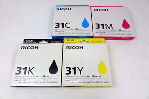 RICOH GC31 * リコー純正インク Mサイズ4色 即決