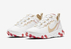 【新品28cm】NIKE W REACT ELEMENT 55 (ナイキ ウィメンズ リアクト エレメント 55)　スニーカー 