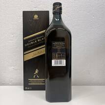 【C-21167】JOHNNIE WALKER ジョニーウォーカー DOUBLE BLACK ダブルブラック ブラックラベル 1000ml 40% 箱付 未開栓 保管品_画像4