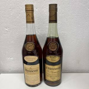 【C-21388】【未開栓 2本セット】 Hennessy ヘネシー VSOP 700ml 40％ ラベル違い ブランデー 本体のみ 現状品 保管品