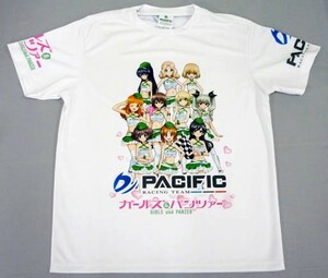 PACIFIC RACING TEAM×ガールズ&パンツァー 集合 Tシャツ Mサイズ 第2期個人スポンサー 15000円コース特典 ガルパン 西住みほ