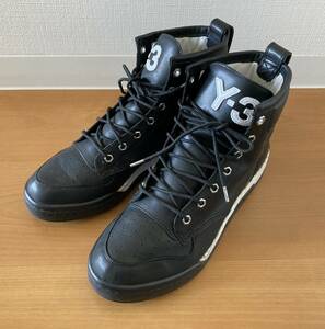 Y-3 ヨウジヤマモト×アディダス　メンズブーツ　ブラック　25.5cm